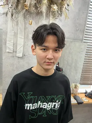 ショート メンズ 鹿児島 TSUBASAのヘアスタイル