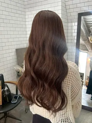 ロング カラー カラーモデル　広島市 legareリン🧸のヘアスタイル