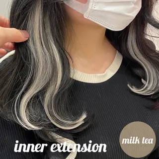 ミディアム 新宿/韓国ヘア 中明度カラー/かやのヘアスタイル