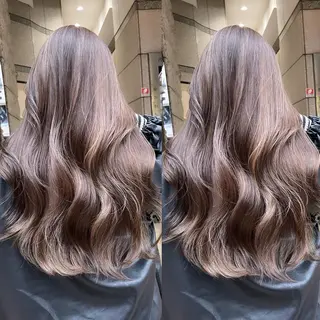 セミロング カラー ヘアアレンジ 韓国レイヤー/ツヤ髪 🤍kosuke🤍のヘアスタイル