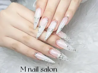 ネイル M🌷nail 長さだし専門店のネイルデザイン