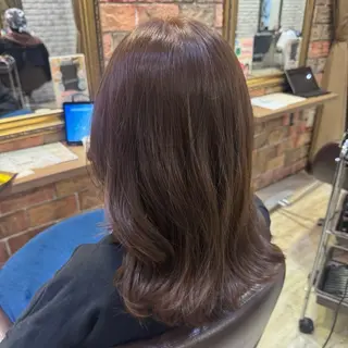 ロング カラー 髪質改善/縮毛矯正 💜COCORO💜のヘアスタイル