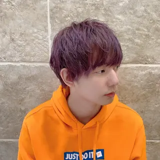 ミディアム カラー メンズ 《Zina札幌大通》 Hinano🐻のヘアスタイル