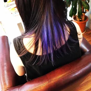 セミロング カラー Lilith by M-TRIBEのヘアスタイル