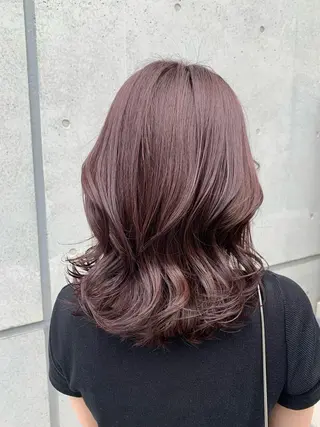 ミディアム カラー ヘアアレンジ 🦋韓国ヘア 坂本 菜摘🦋のヘアスタイル