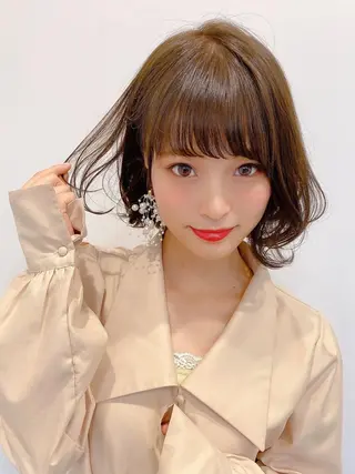 ショート カラー ヘアアレンジ 女性が憧れる ショート/角田愛和のヘアスタイル