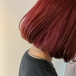 ショート カラー ボブ/暖色/デザイン KOYUKI⛄️のヘアスタイル