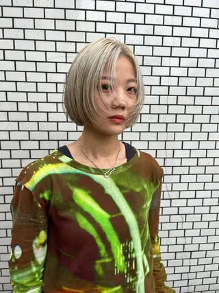 ショート くせ毛カットとパーマ /美容室難民の方是非のヘアスタイル