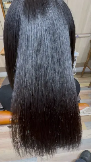 セミロング りんたろー /縮毛矯正のヘアスタイル