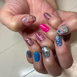ネイル RE💟N.NAIL ラテン系お姉さんのネイルデザイン