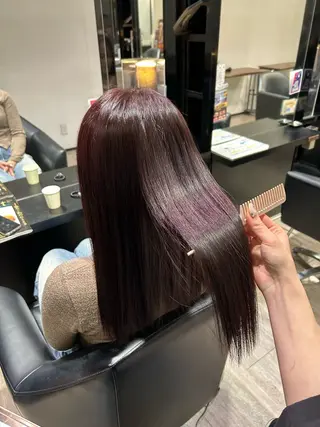 セミロング ishizuka toaのヘアスタイル