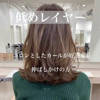 ミディアム VLOW nex the salon所属・韓国風/髪質改善/ ナガヤアキラのヘアスタイル
