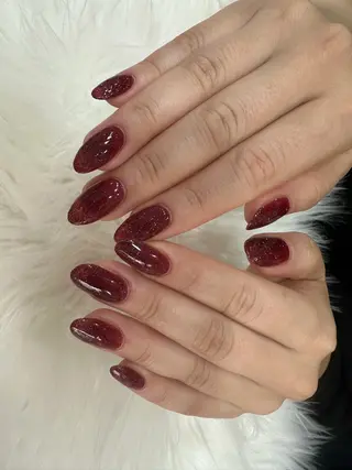 ネイル H’ami nailsalon 新大久保店所属・リサ 長さだし✨のネイルデザイン
