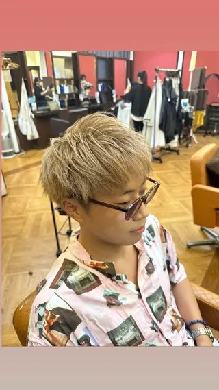 カラー メンズ WEST✂︎前田 明宏✂︎大和高田のヘアスタイル