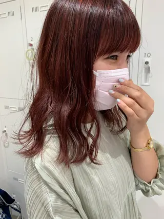 ミディアム カラー 🌼sunc HINAMI🌼のヘアスタイル