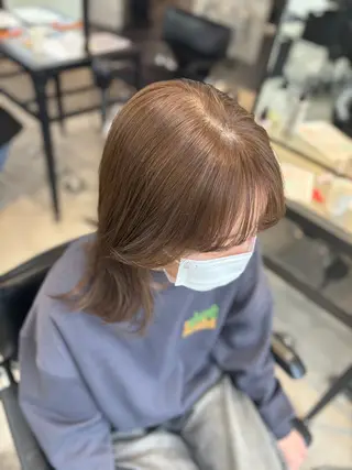 ミディアム カラー ヘアアレンジ GAME 天神所属・レイヤーカット指名 No.1💖マユカのヘアスタイル