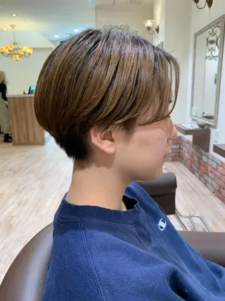 ショート カラー メンズ 髪質改善&Spa fee南越谷2号店所属・髪質改善/南越谷/ 山岸彩夏のヘアスタイル