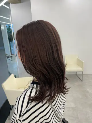 ミディアム カラー ヘアアレンジ 【Sweep】おじま のぞみのヘアスタイル