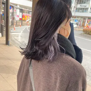 ミディアム ボブ/パーマ ミヒラケイタのヘアスタイル