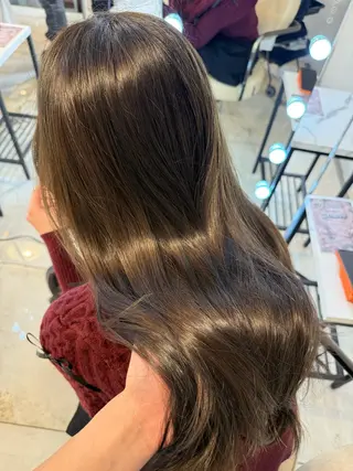 カラー AI／原宿／ ワンカラーのヘアスタイル