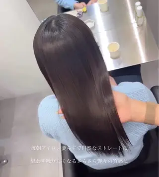 ロング パーマ 巻ける縮毛矯正 Sachi🐰のヘアスタイル