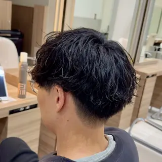 パーマ メンズ 🎈艶カラー🎈 パーマ🎈又吉のヘアスタイル