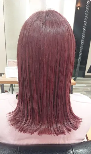 ミディアム カラー ACROあべの店所属・艶カラー/インナー /グラデ/大西小百合のヘアスタイル