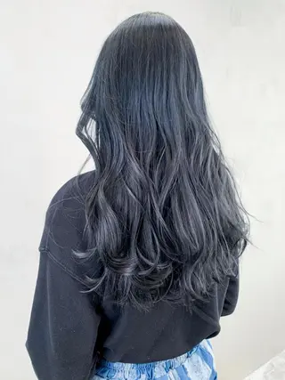 セミロング パーマ ヘアアレンジ カラー ITbyALBUM 中野店のヘアスタイル