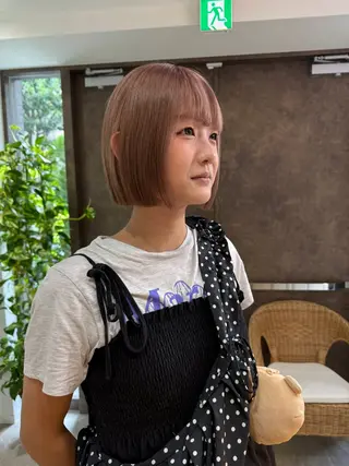 ショート ボブ/ハイトーン🪽 堀内志茉🍀のヘアスタイル