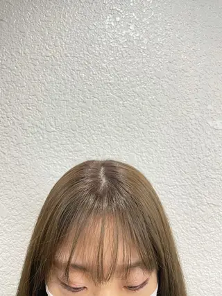 ミディアム カラー 渋谷 留菜のヘアスタイル