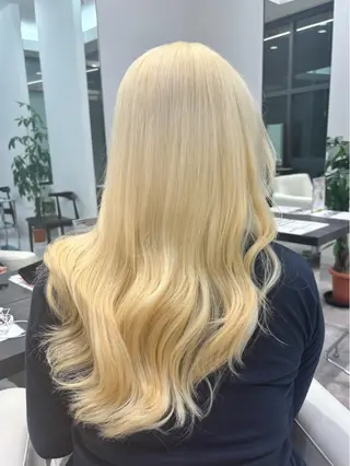 ロング カラー ハイトーン/髪質改善 /韓国SUZUKAのヘアスタイル