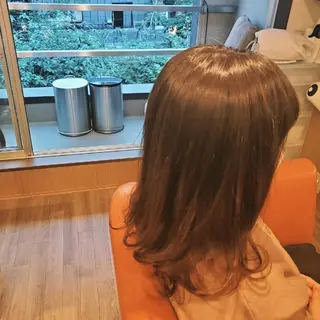 セミロング カラー spa hair  ark 富井直美のヘアスタイル