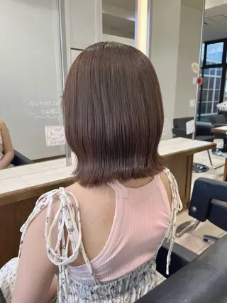 ショート 🎀透明感カラー🎀 稲垣至恩🎀のヘアスタイル