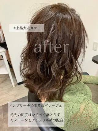 ミディアム カラー Little_okinawa所属・Mikuri 【Little】のヘアスタイル