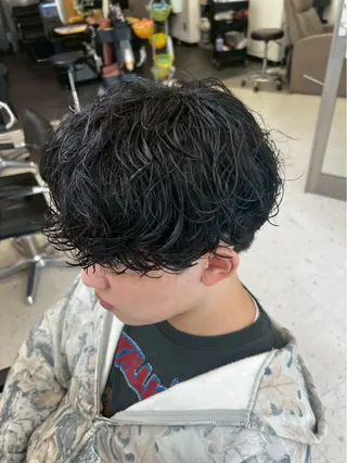 パーマ メンズ 吉松 ここみのヘアスタイル