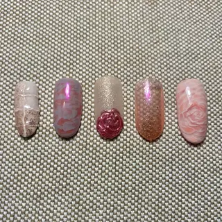 ミディアム ネイル C-LOVe Salon所属・Hellcat Nailartのネイルデザイン