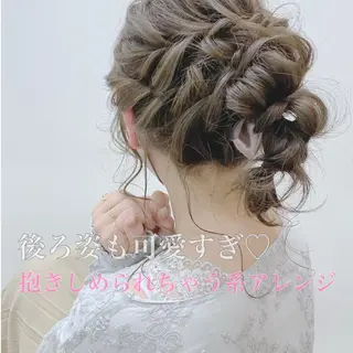 セミロング ヘアアレンジ GRANLUSSO 〜グランルッソ駅前店所属・木口 嘉美のヘアスタイル