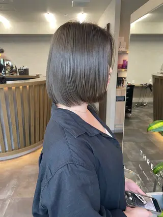 ミディアム 【髪質改善】 【酸性ストレート】のヘアスタイル