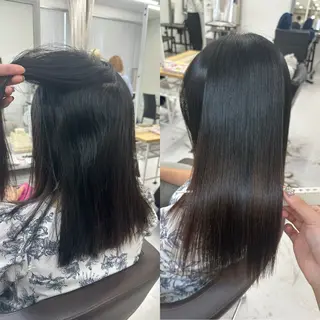 ロング 山崎結菜 🫧透明感カラーのヘアスタイル