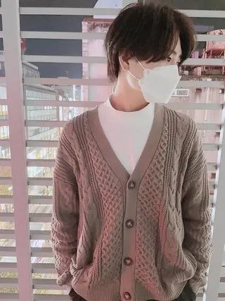 ショート カラー ヘアアレンジ メンズ メンズZina代表 田端 麗治のヘアスタイル