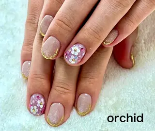 ネイル orchid ♡オーキッドのネイルデザイン