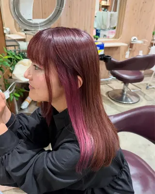 ロング JUNGLEGYM所属・黒田 季穂のヘアスタイル