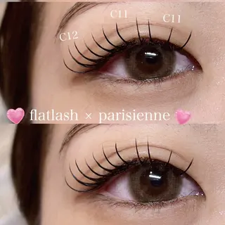 マツエク・マツパ Mell Yuuna ♡パリエク /束感のマツエク・マツパデザイン