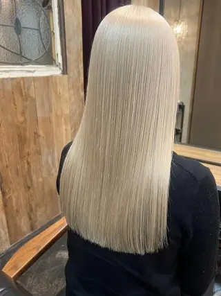 カラー 海外レイヤー/ ブロンドKazuhaのヘアスタイル