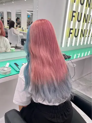 カラー ️🩷ハイトーン特化 RYUGA️🩵のヘアスタイル