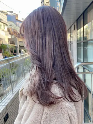ロング カラー ヘアアレンジ レイヤーカット指名 No.1💖マユカのヘアスタイル