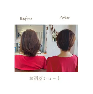 ショート カラー パーマ ヘアアレンジ メンズ 美容室 ソンリエのヘアスタイル