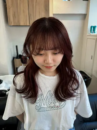 ミディアム 【抜け感ヘア🌿】 natuna.のヘアスタイル