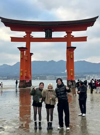 ミディアム えり 堀江/ボブ /成人式カラーのヘアスタイル