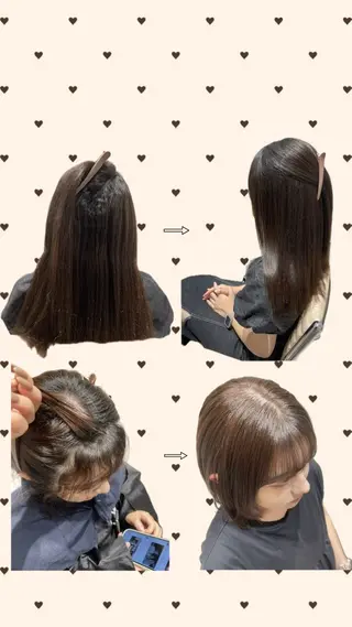 Ella所属・nana【艶髪】/ レイヤー/縮毛矯正のヘアスタイル